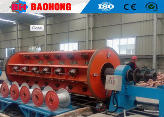 machine de fabrication de câbles de fil de 69m/Min Rigid Stranding Machine Twisting
