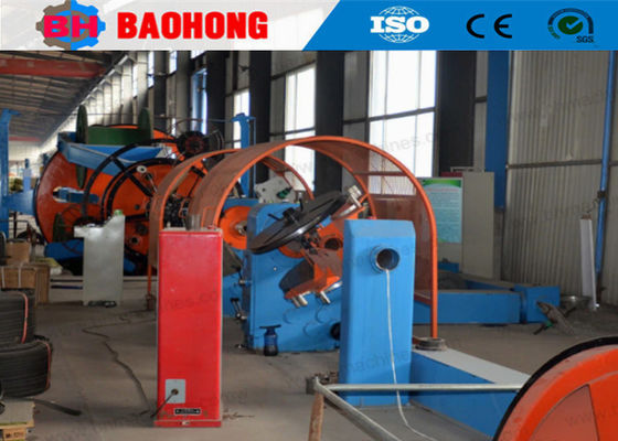 machine de fabrication de câbles de fil de tambour de 1250mm avec le lancement de 2000mm