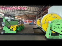Machine d'encollage/déchargement de bobines rigide et automatique intelligent pour câbles et fils